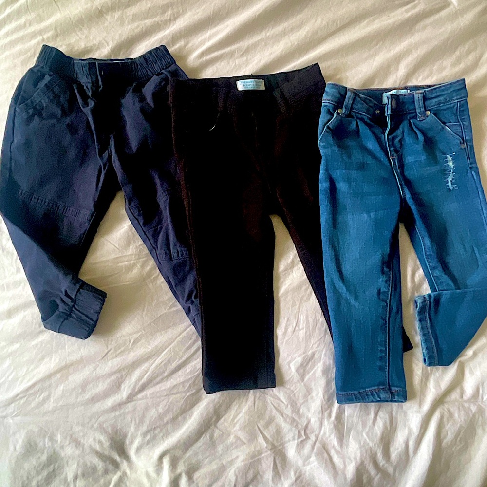 Baby Boy Jeans (Navy Joggers, Black Jeans, Medium wash Jeans)